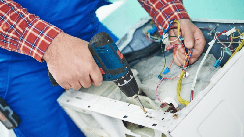 Söğütlü Teka Teka çamaşır makinesi kart tamiri – Su almama arızası orijinal parça ile giderildi. - Teknik servis örneği